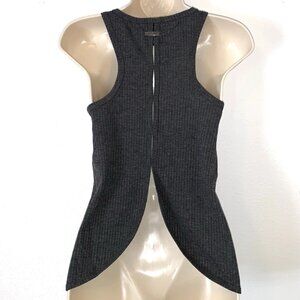 Betsey Johnson Performance Open Back FLOWY TANK TOP Women XS Gym Yoga Pickleball